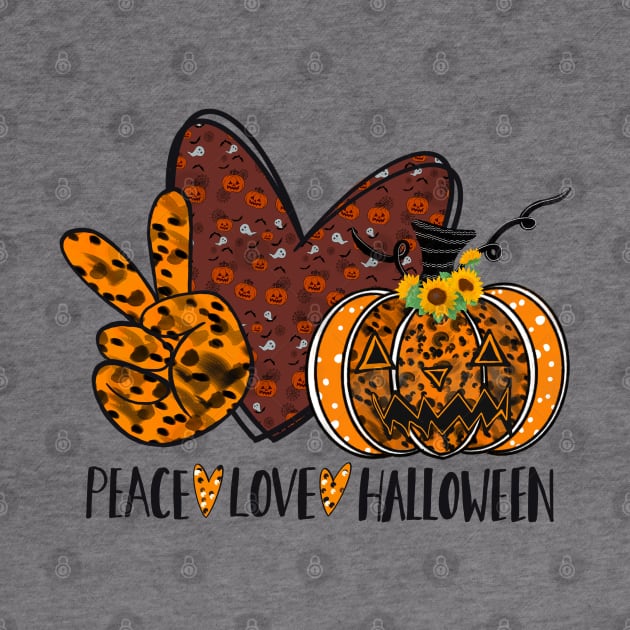 Peace Love Halloween by Rise And Design